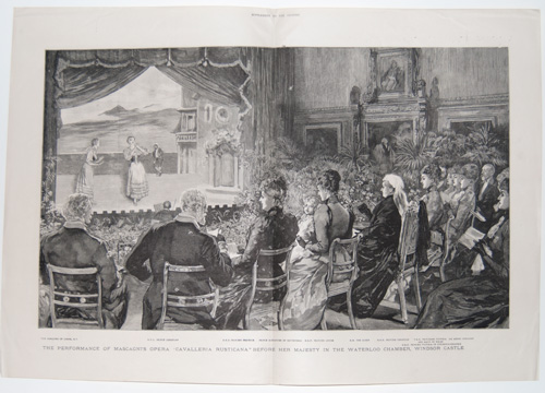 antique opera prints from the 19th century
